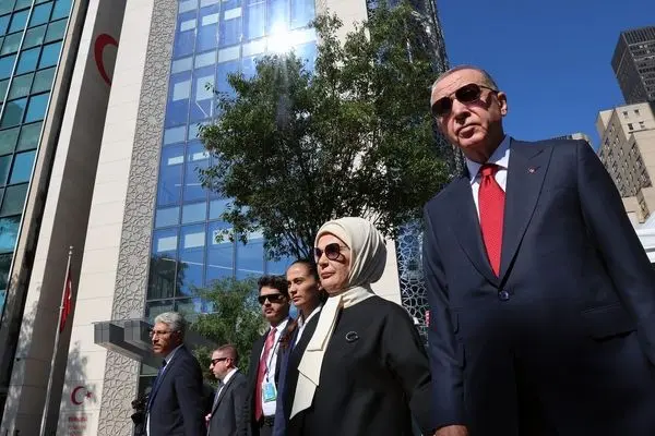 ببینید؛ پلیس نیویورک راه را بر اردوغان بست