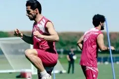 اولین حضور سرمربی جدید در تمرین تراکتور