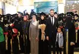 ببینید؛ جولانی در مراسم فارغ التحصیلی همسرش حاضر شد