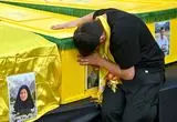 تصاویر؛ تشییع فرمانده یگان رضوان حزب‌الله و اعضای خانواده‌اش