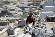 عکس خبری | تخریب کامل یک مسجد و قبرستان در غزه