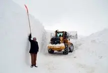  ۸ متر برف در کردستان عراق!