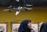 عکس؛ پهپاد انتحاری حزب الله در تجمع شبانه میدان انقلاب