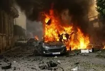 ببینید؛ لحظه منفجر شدن یک خودرو در جنوب بیروت
