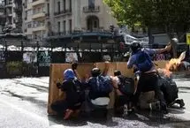 درگیری شدید پلیس با کارگران در آرژانتین