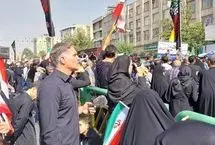 پست اینستاگرامی خبرنگار سی‌ان‌ان از مراسم تشییع شهدا