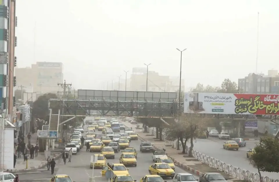 هوای کرمانشاه در وضعیت اضطرار؛ شاخص آلودگی در برخی شهرها در مرز بحران