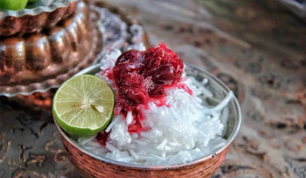 طرز تهیه فالوده شیرازی به روش بازاری