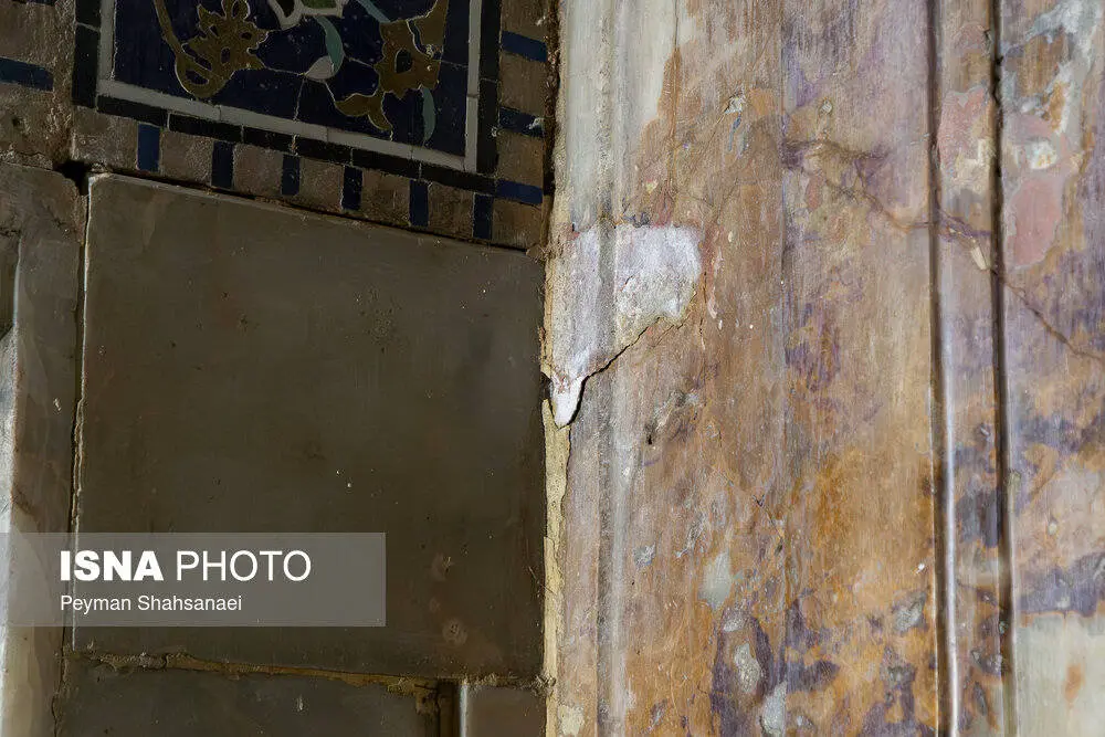 تصاویر؛ فرونشست در مسجد جامع اصفهان 12