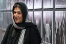 محسن تنابنده و سارا و نیکا در مراسم ختم مادر ریما رامین‌فر