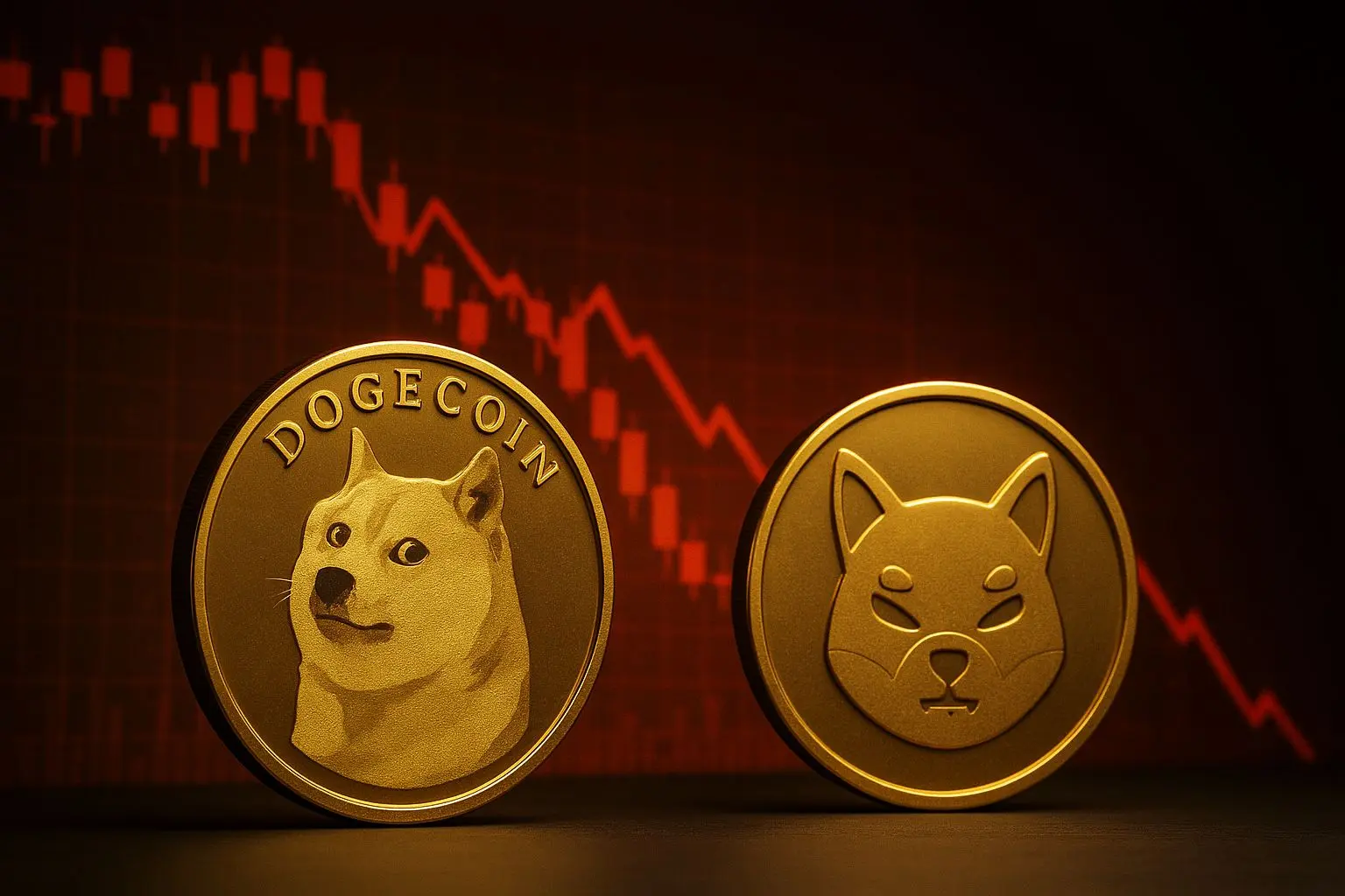 بخت سیاه میم‌کوین‌ها؛ دوج‌کوین و شیبا در مسیر نزولی