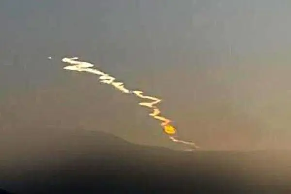 شلیک موشک‌های مجهز به کلاهک بارانی