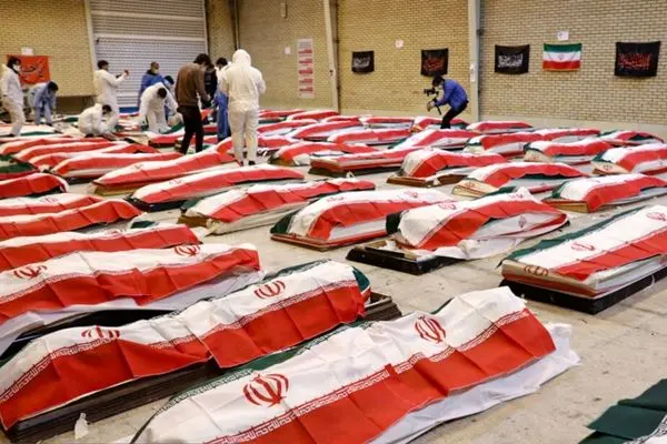 تصاویر؛ پیکر ۸۴ شهید ناو دنا