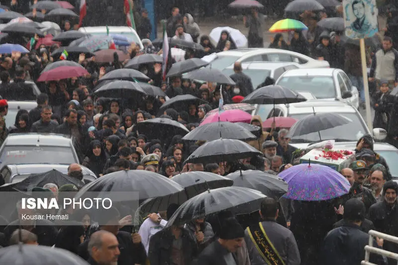 تشییع پیکر مطهر ۴ شهید «ناو دنا»۱۶