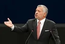 سخنرانی تند پادشاه اردن در پارلمان اروپا علیه حملات اسرائیل به ایران 