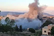 تصاویری از حمله اسرائیل به جنوب لبنان