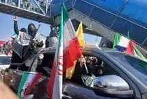 جیپ صورتی در رزمایش دختران جانفدا