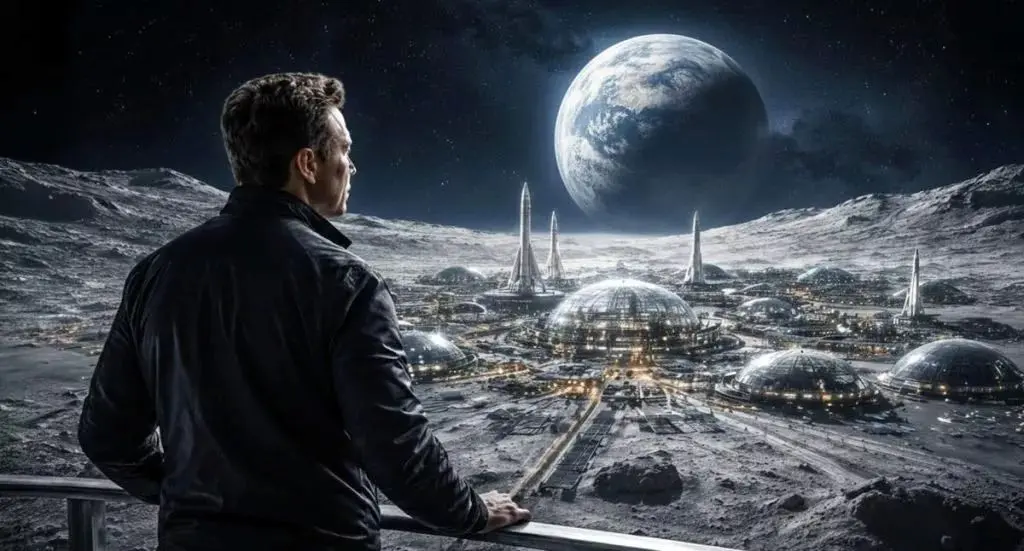 ایلان ماسک: یک شهر روی ماه می‌سازم