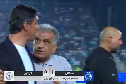 ببینید؛ جر و بحث رحمتی با بختیاری‌زاده بعد از بازی