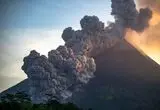 ببینید؛ فوران عظیم آتشفشانی مراپی