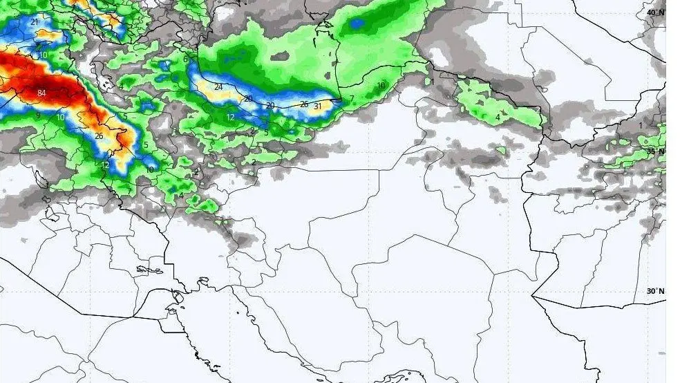 ورود موج بارشی جدید به کشور از فردا 