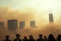 تصاویر تایم‌لپس از لحظه وقوع طوفان در شیکاگو