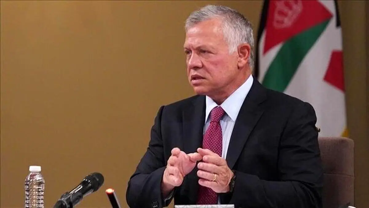 پادشاه اردن: ما مخالف طرح کوچاندن ملت فلسطین هستیم