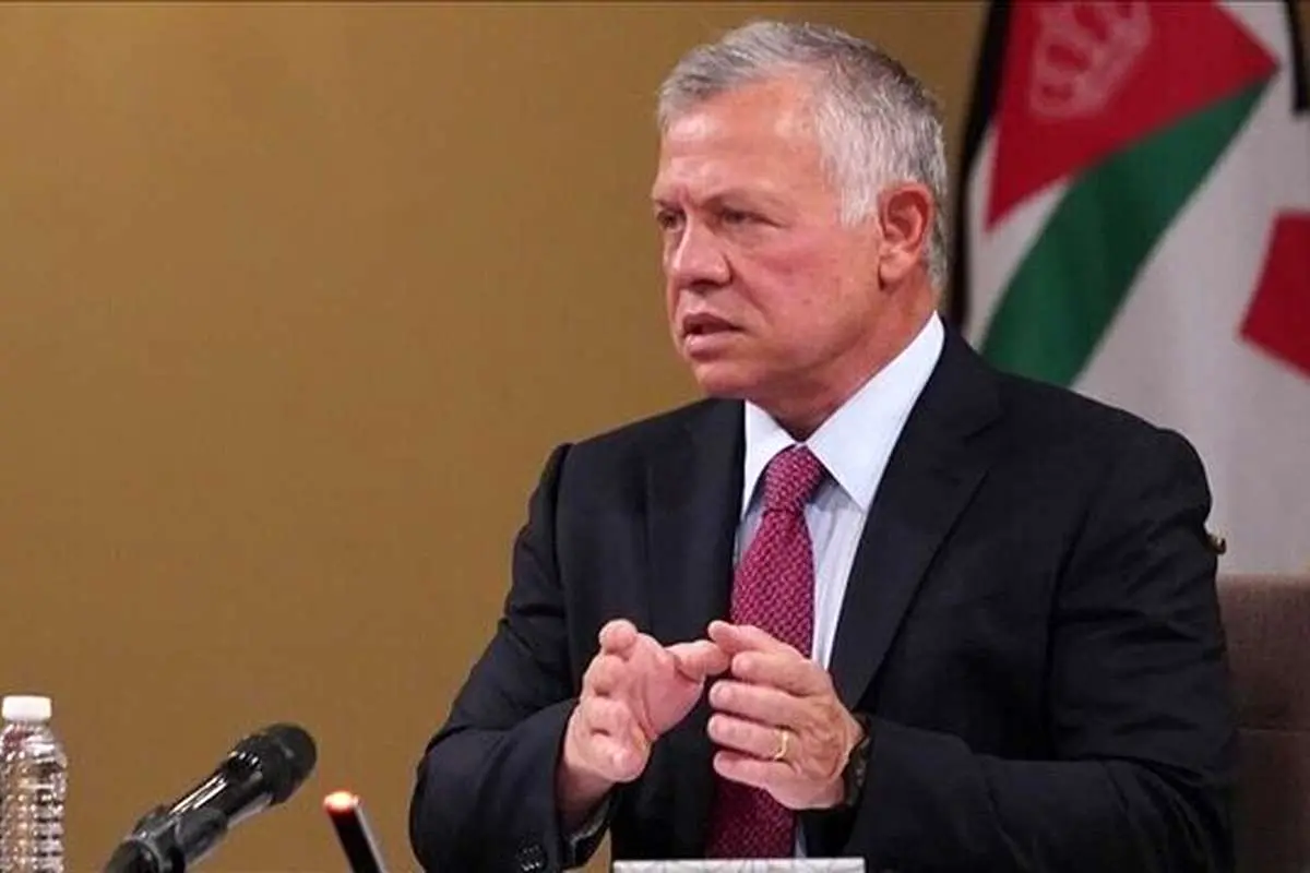 پادشاه اردن: ما مخالف طرح کوچاندن ملت فلسطین هستیم