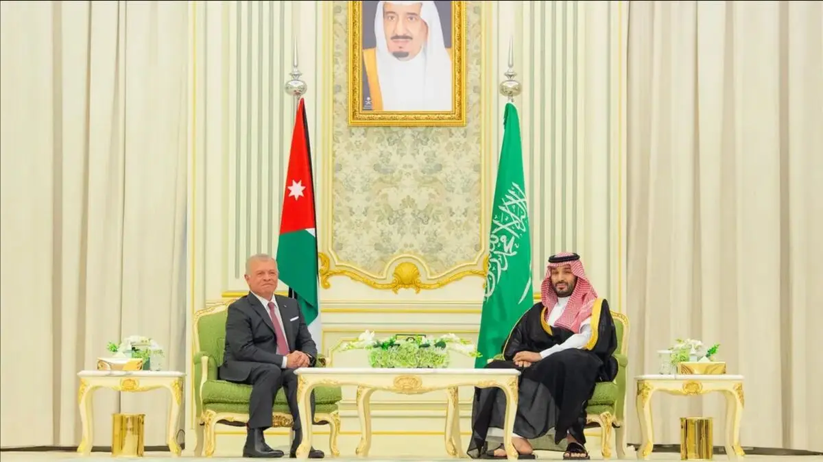 گفت‌وگوی شاه اردن و ولیعهد عربستان درباره غزه