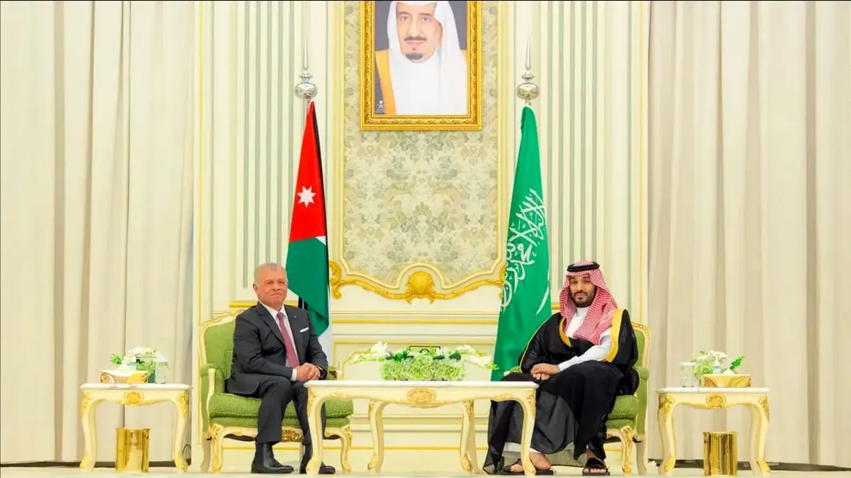 گفت‌وگوی شاه اردن و ولیعهد عربستان درباره غزه