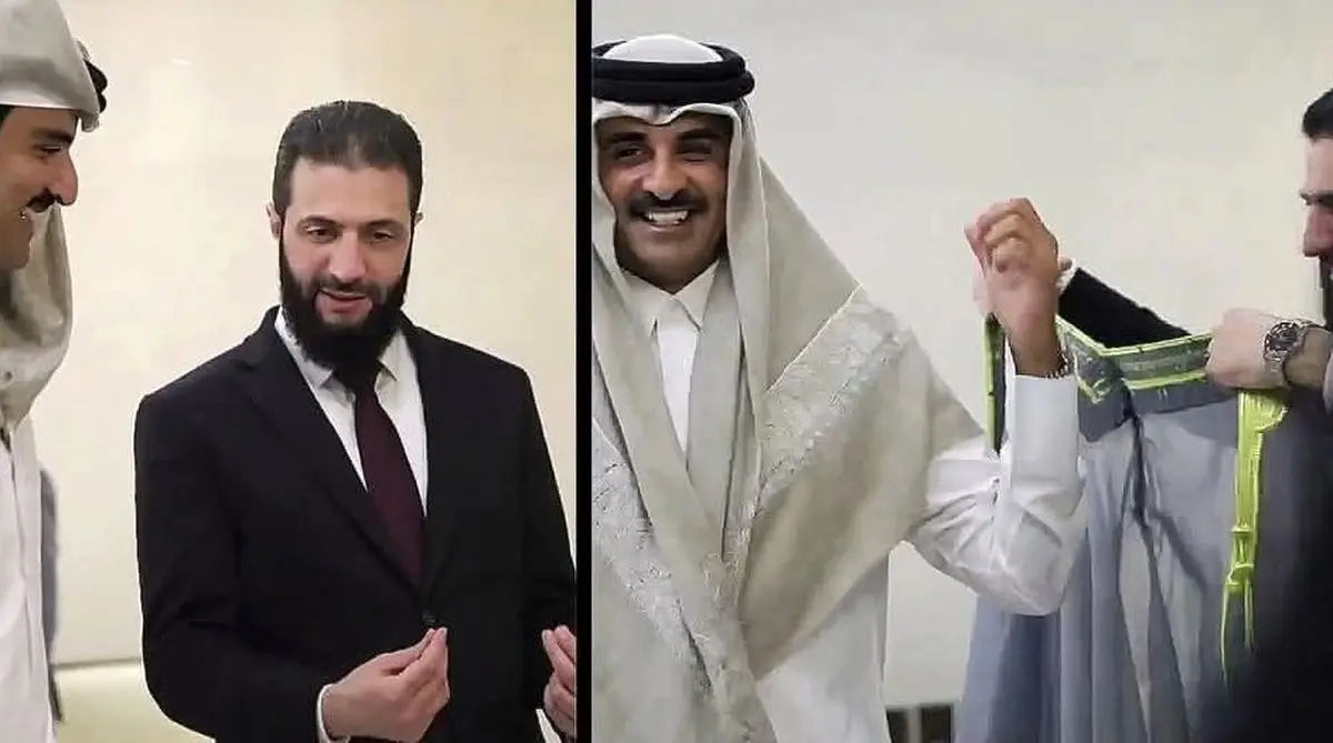 (ویدئو) هدیه جولانی به امیر قطر