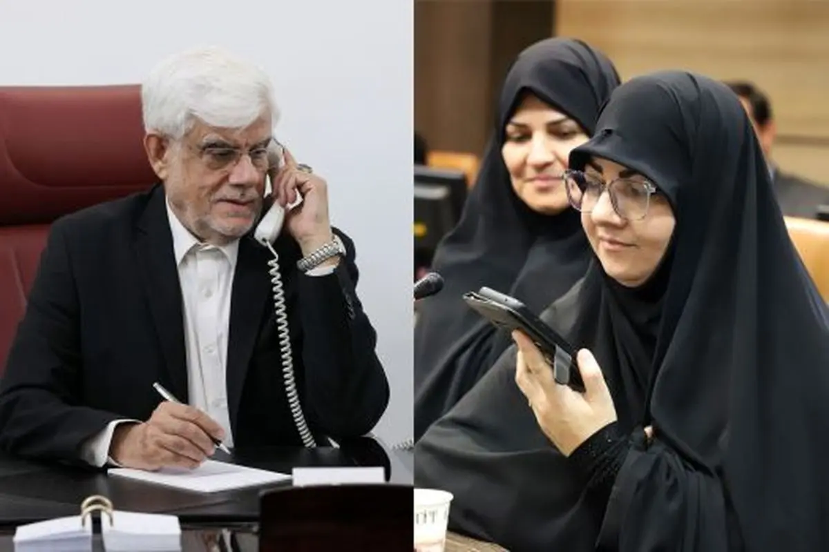 گفتگوی معاون اول رئیس‌جمهور با معلم فداکار شهرکردی