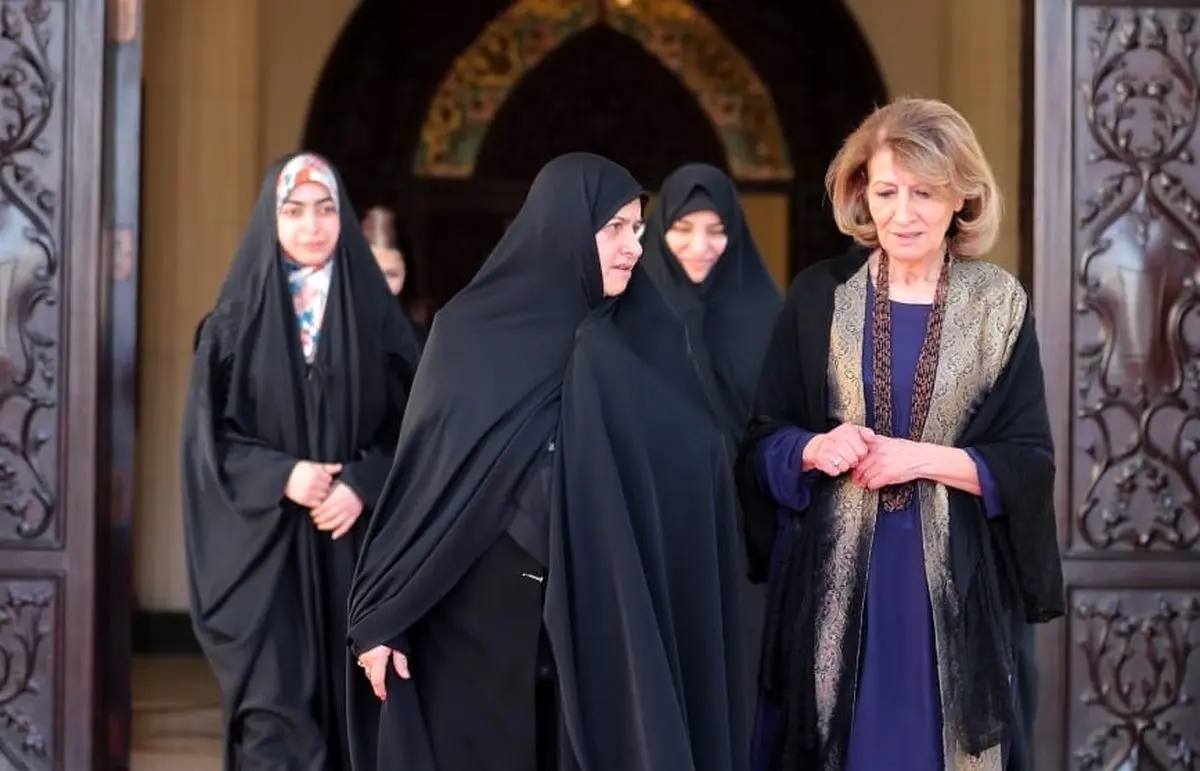 (عکس) دیدار جمیله علم الهدی با بانوی اول عراق