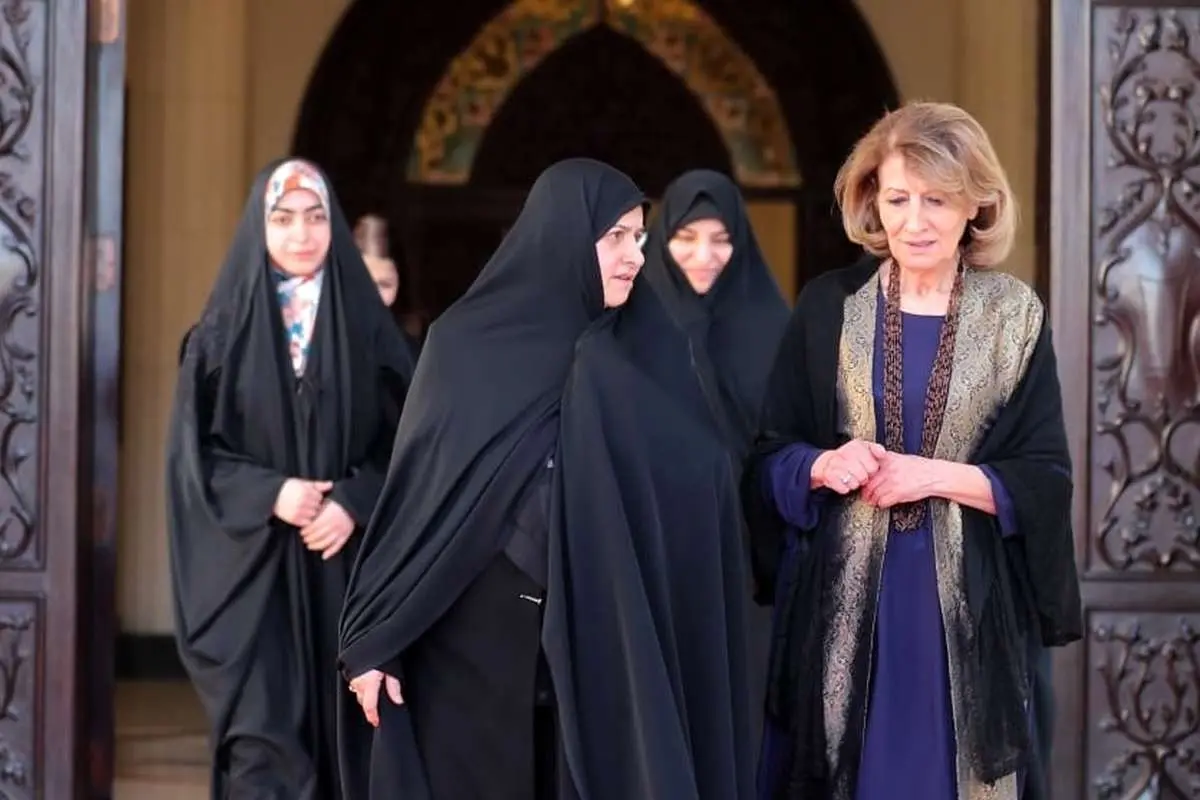 (عکس) دیدار جمیله علم الهدی با بانوی اول عراق