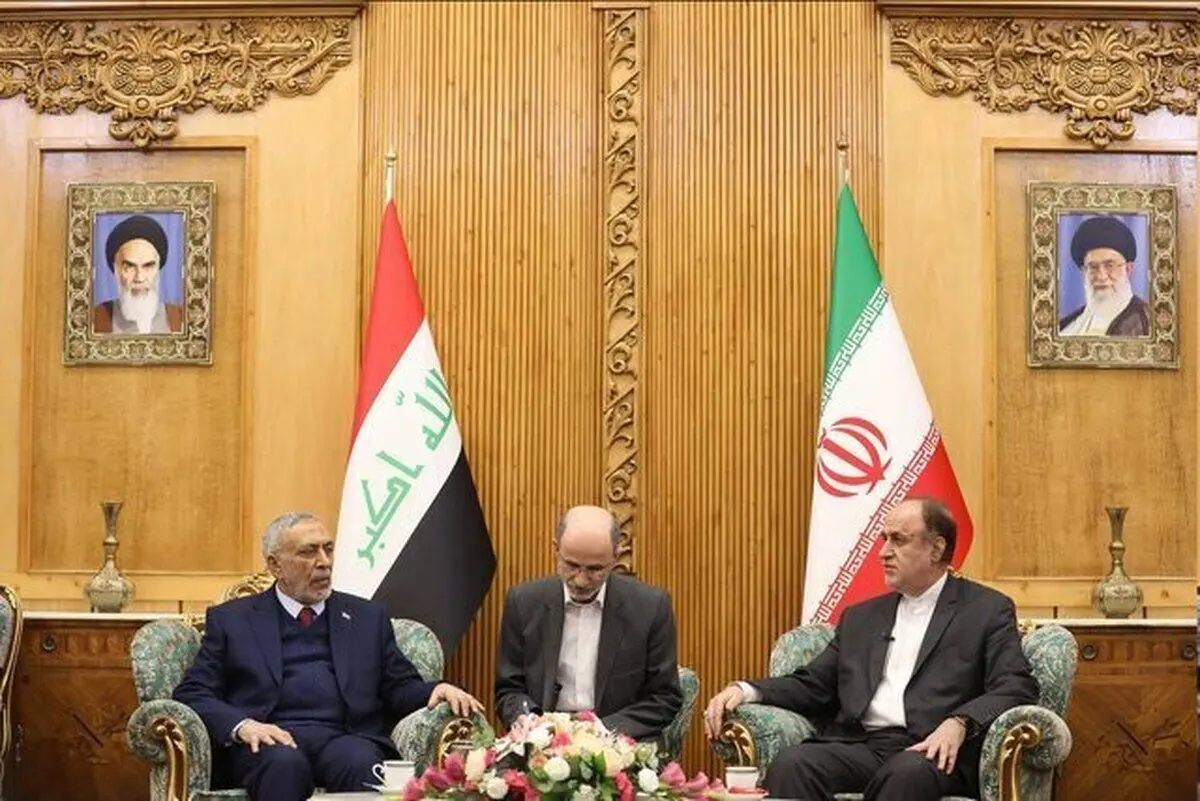 ورود رئیس پارلمان عراق به تهران با استقبال نایب رئیس مجلس