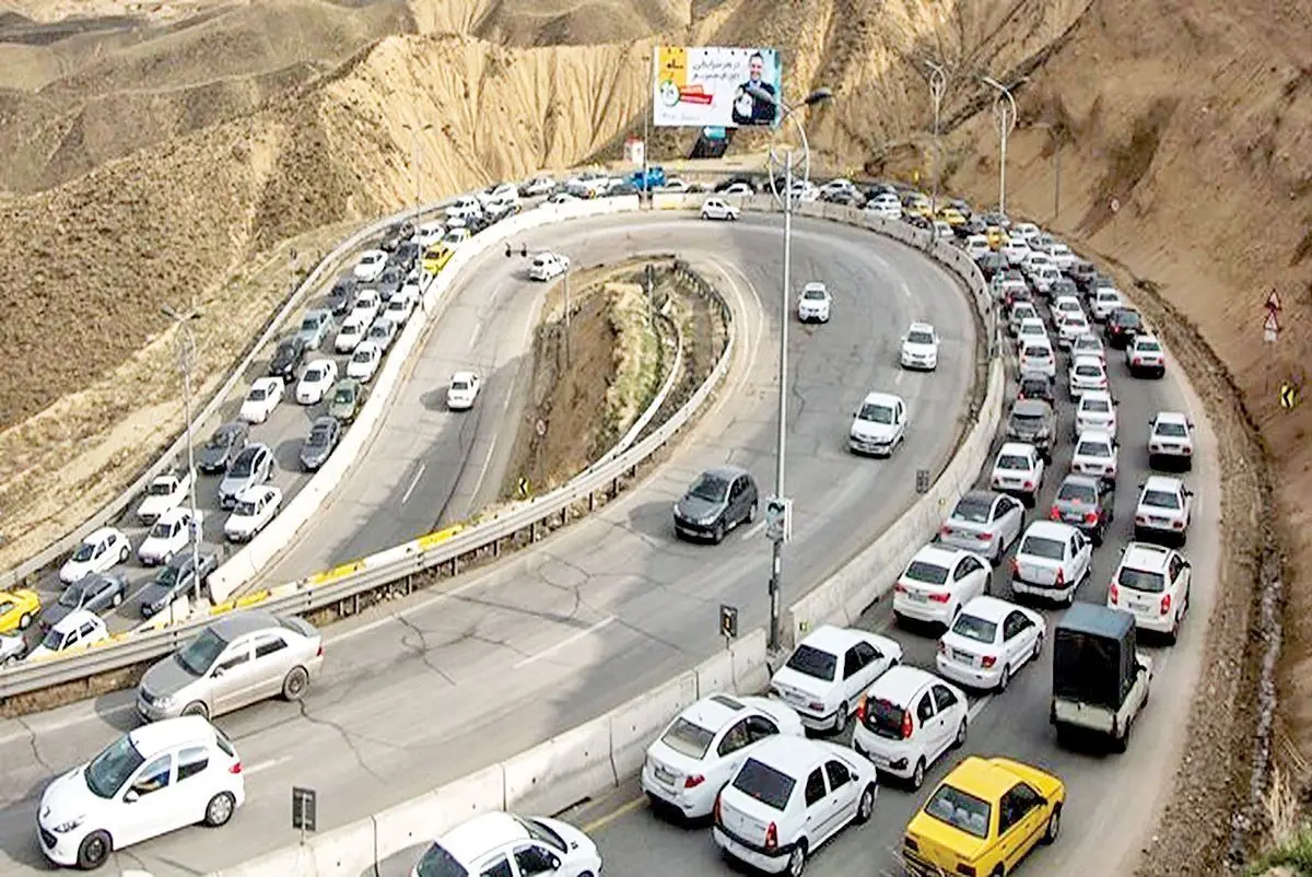 بازگشایی جاده چالوس پس از ۵ ساعت مسدودی