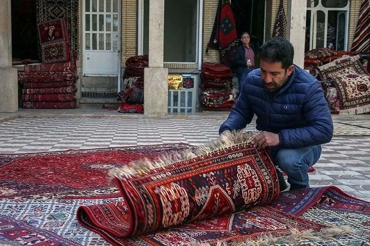 (تصاویر) فرش فروشان بازار وکیل شیراز
