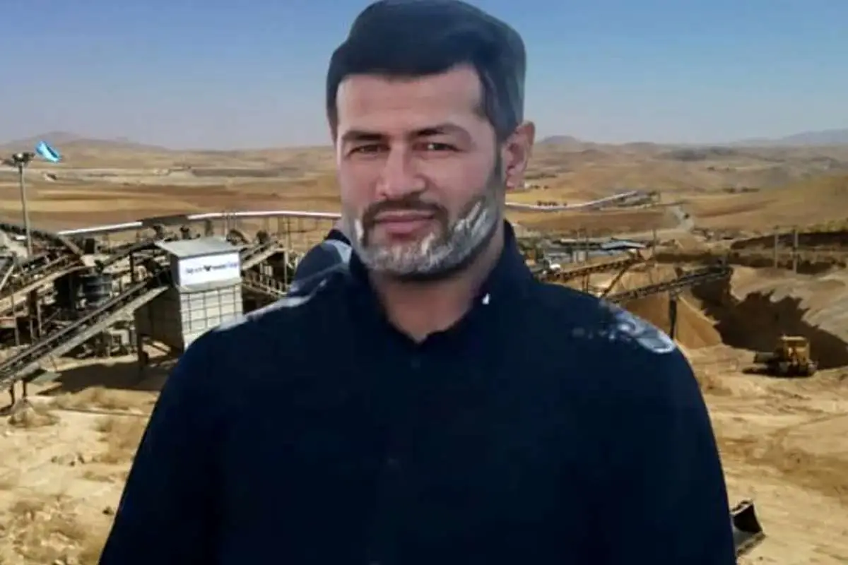 فنر دستگاه سنگشکن در قلب معدنچی فرو رفت