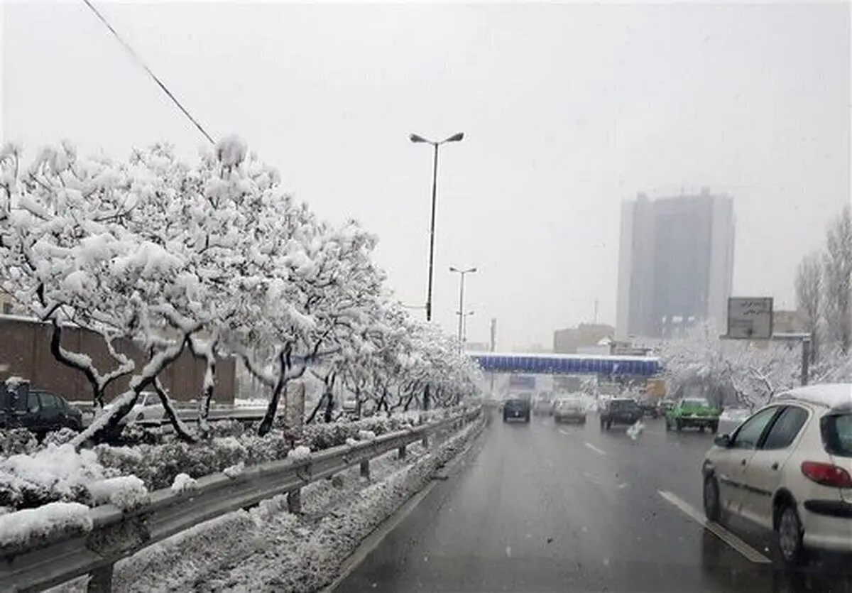 برف و باران دوشنبه به تهران برمی‌گردد
