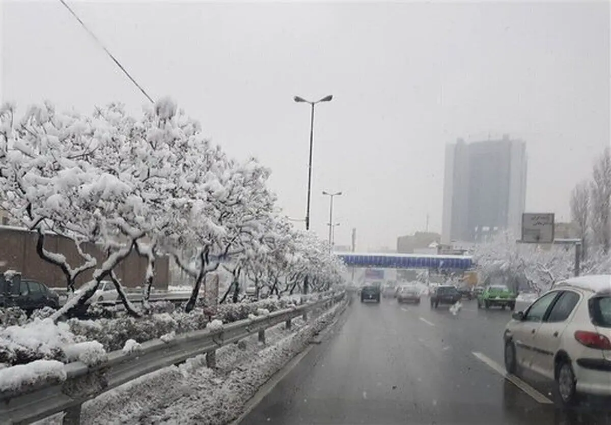برف و باران دوشنبه به تهران برمی‌گردد