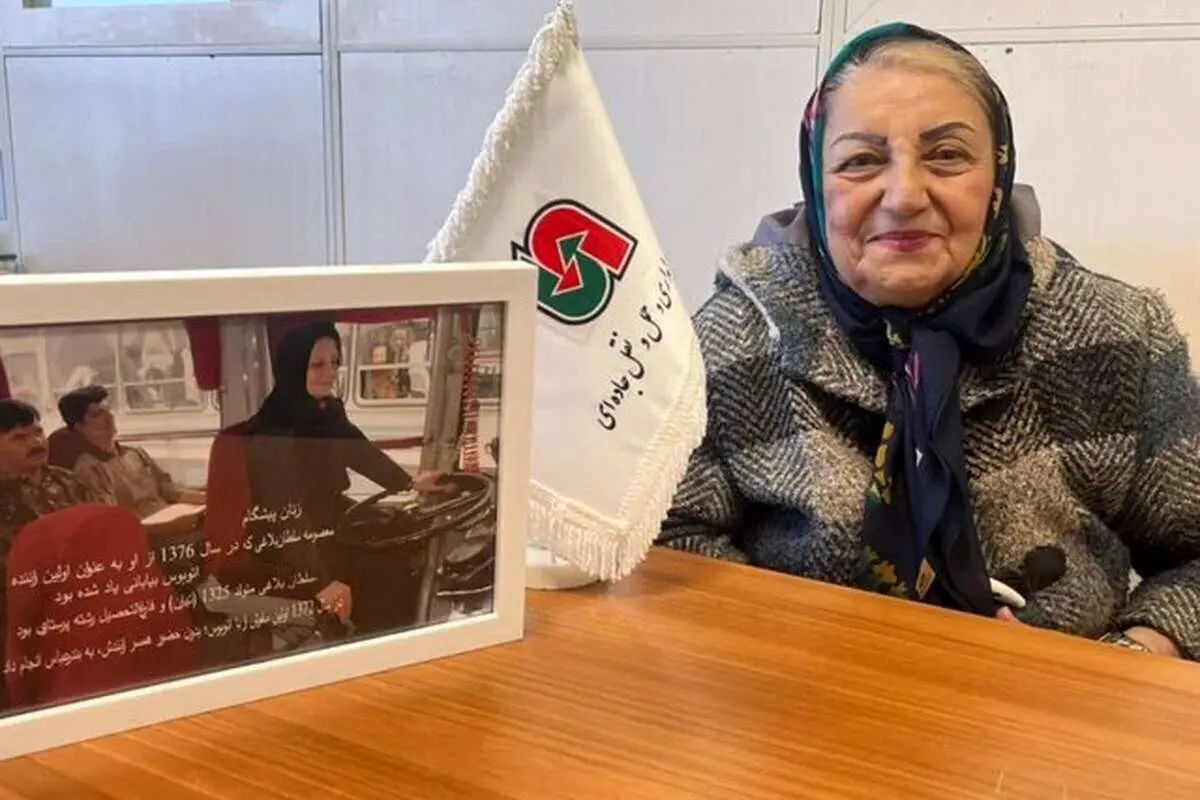 قدردانی اداره راهداری از بانوی راننده اتوبوس