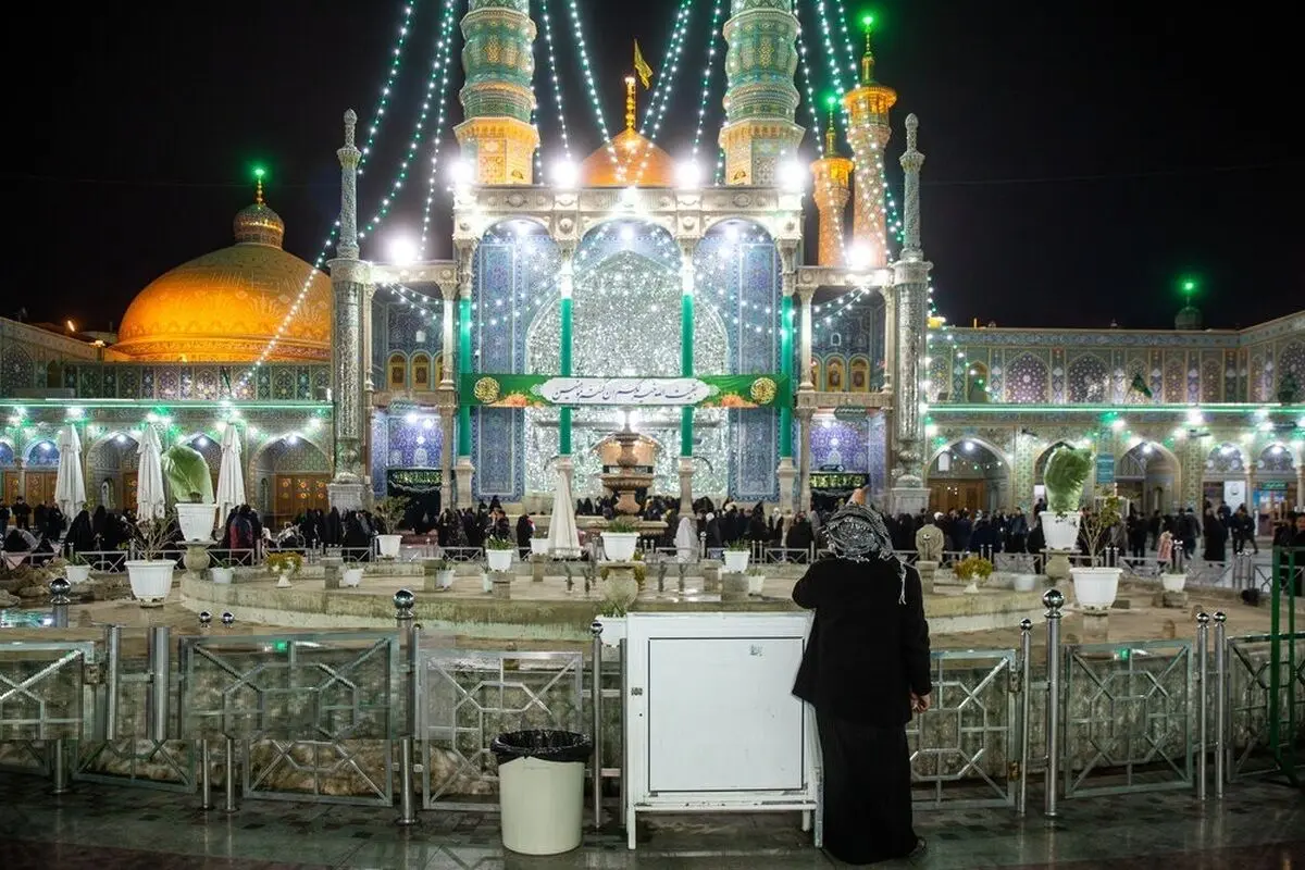 (تصاویر) چراغانی شهر قم در آستانه نیمه شعبان