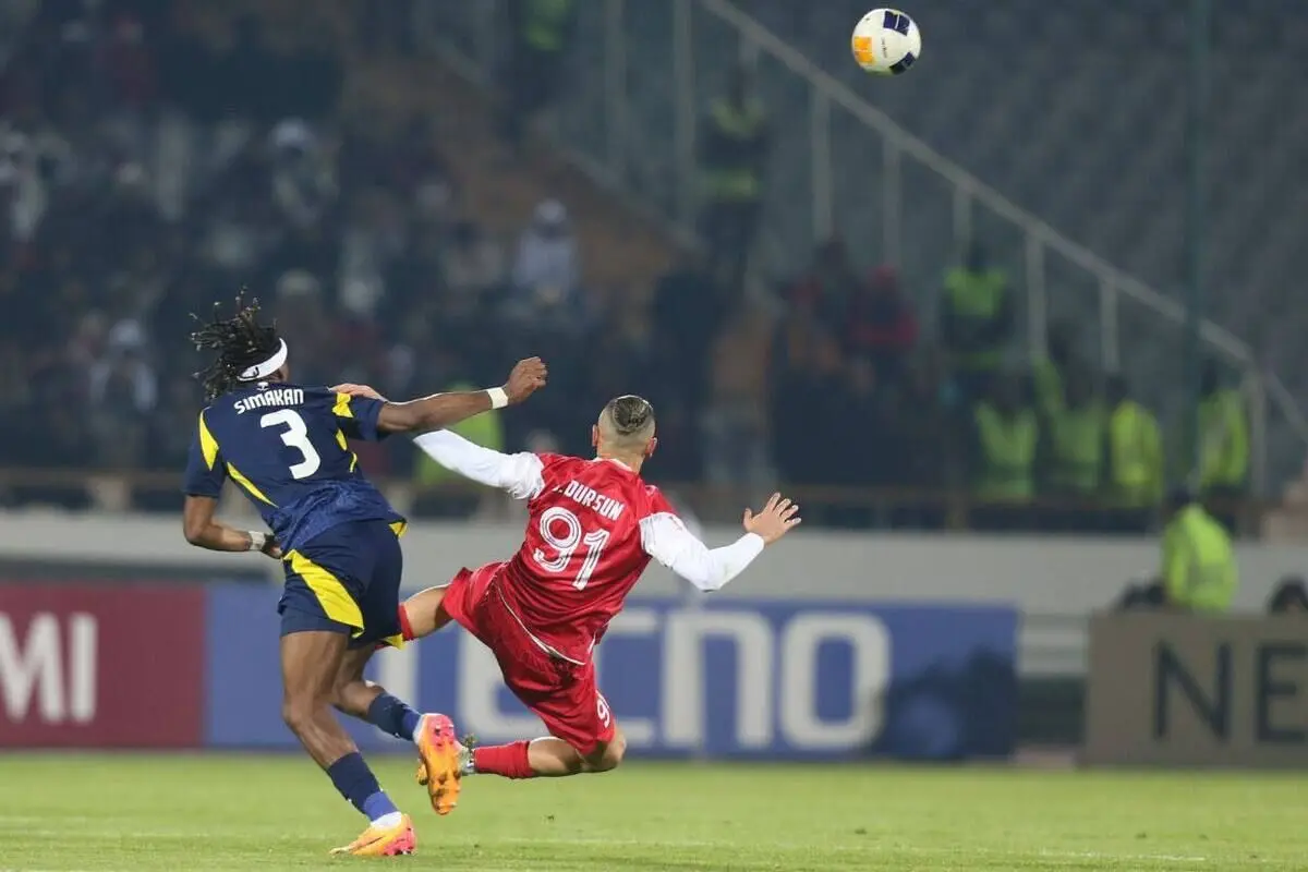 آمار بازی پرسپولیس-النصر؛ مالکیت و تعداد پاس به سود مهمان