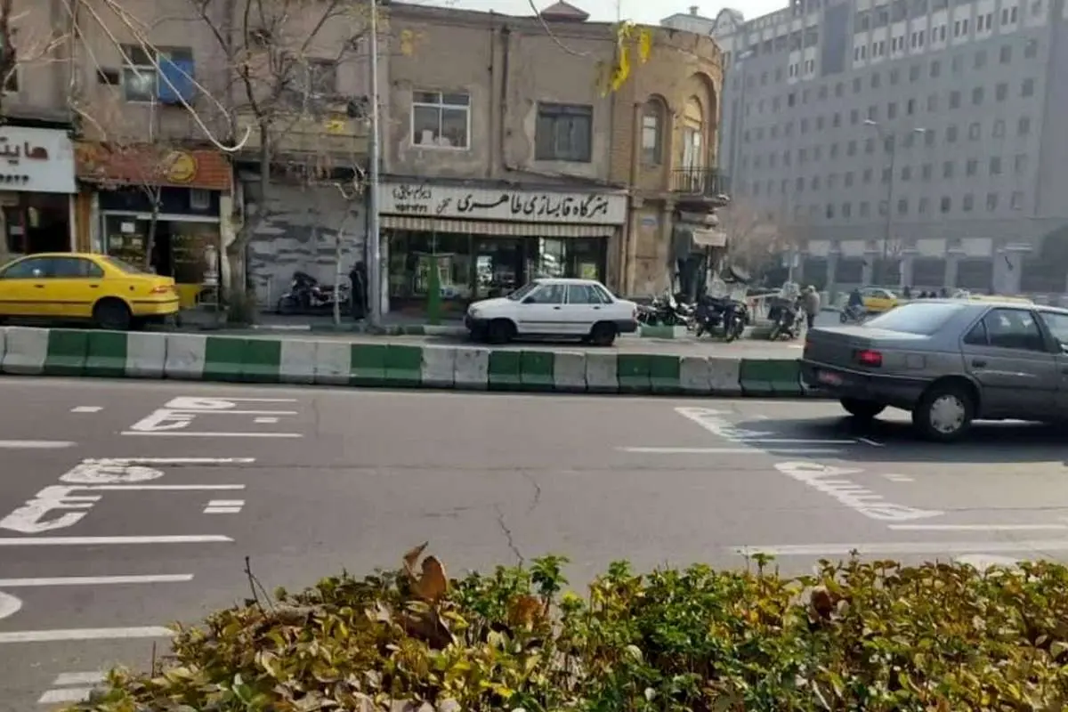 (عکس) دروازه شمیران در هوای برفی؛ سال ۱۳۱۰