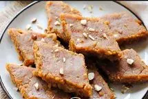 طرز تهیه شیرینی حلوایی با شیره انگور مخصوص سفره افطار