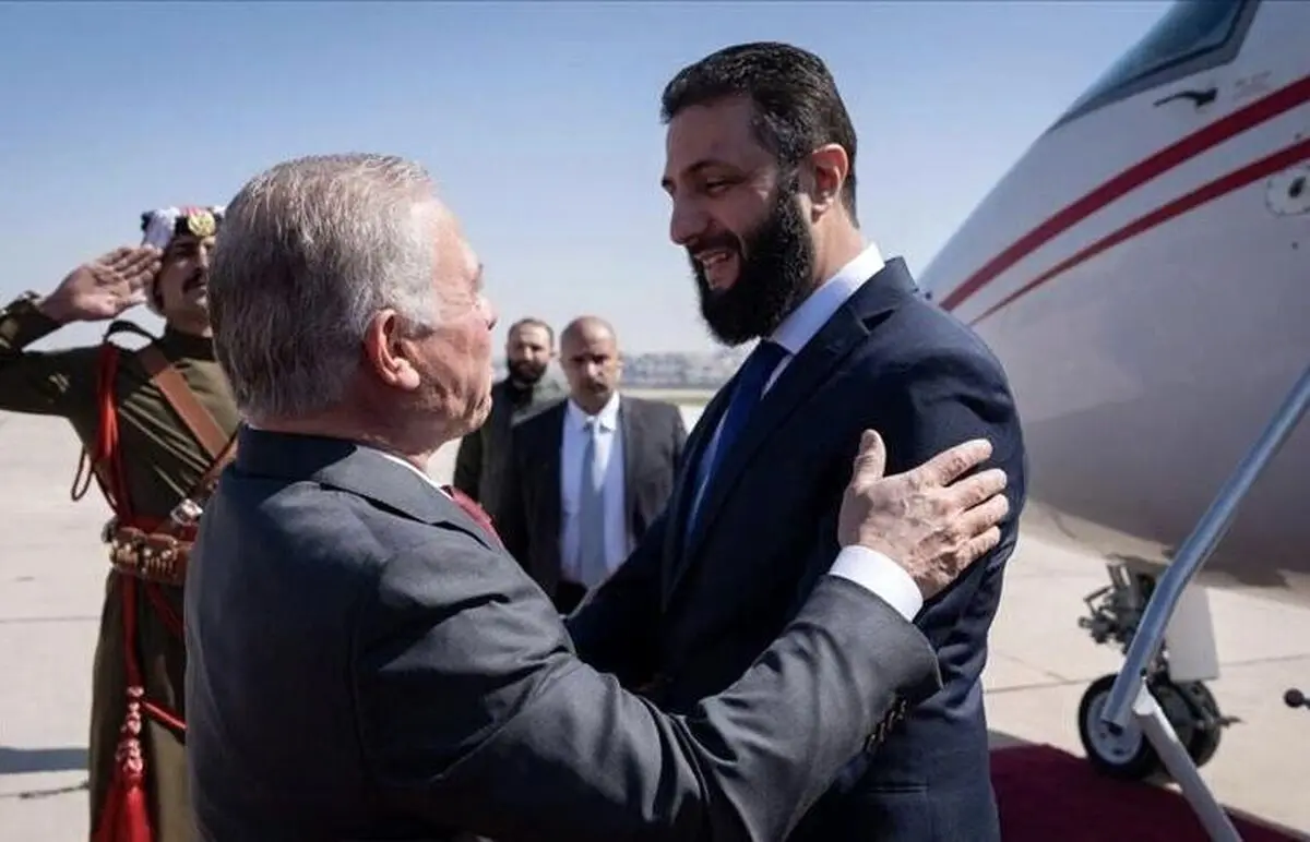 پادشاه اردن با الجولانی در امان دیدار کرد