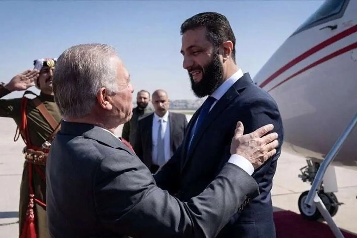 پادشاه اردن با الجولانی در امان دیدار کرد