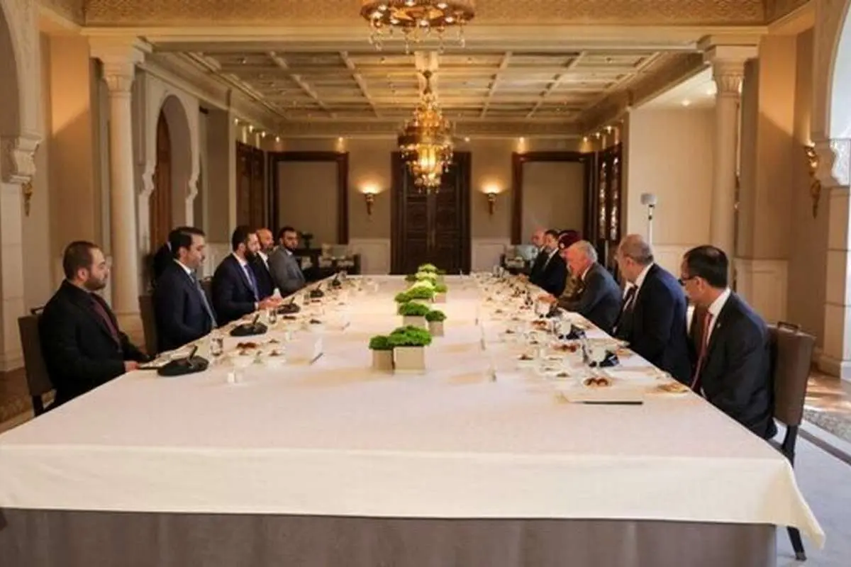 دیدار جولانی با پادشاه اردن در امان