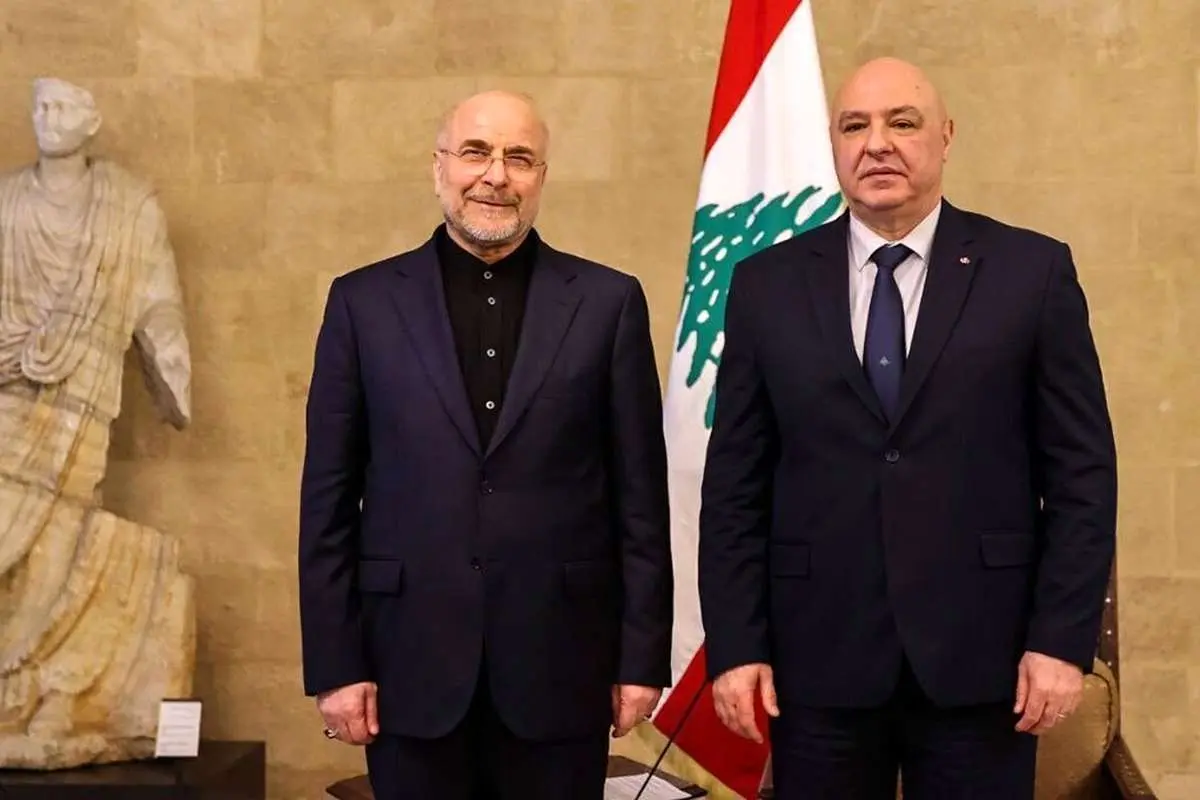 قالیباف در دیدار با عون: تمامیت ارضی و آرامش لبنان از ثمرات مقاومت است