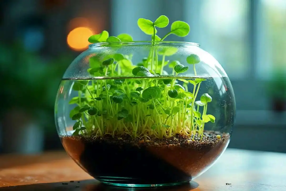 کاشت سبزه عید در تنگ ماهی